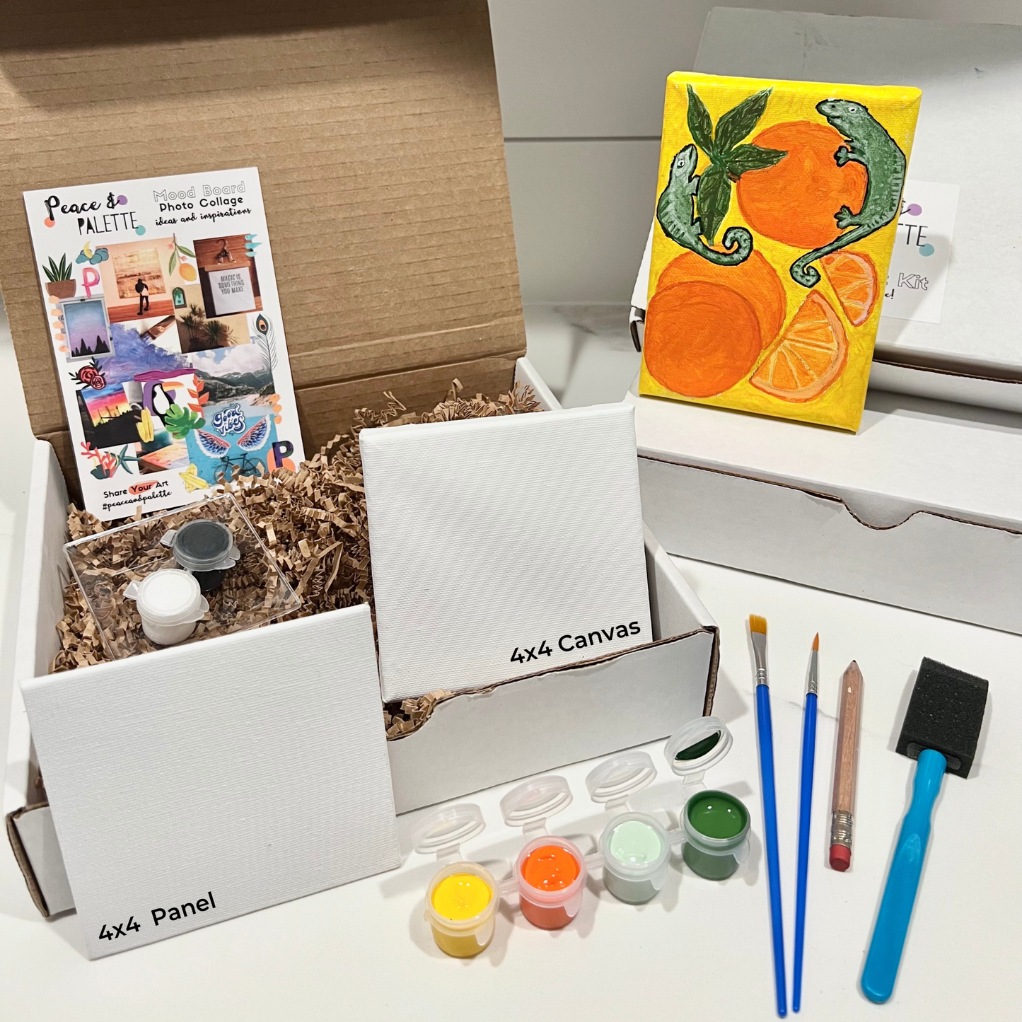 Al Fresco color collection: 4-color DIY Paint-at-home Kit – PeaceAndPalette