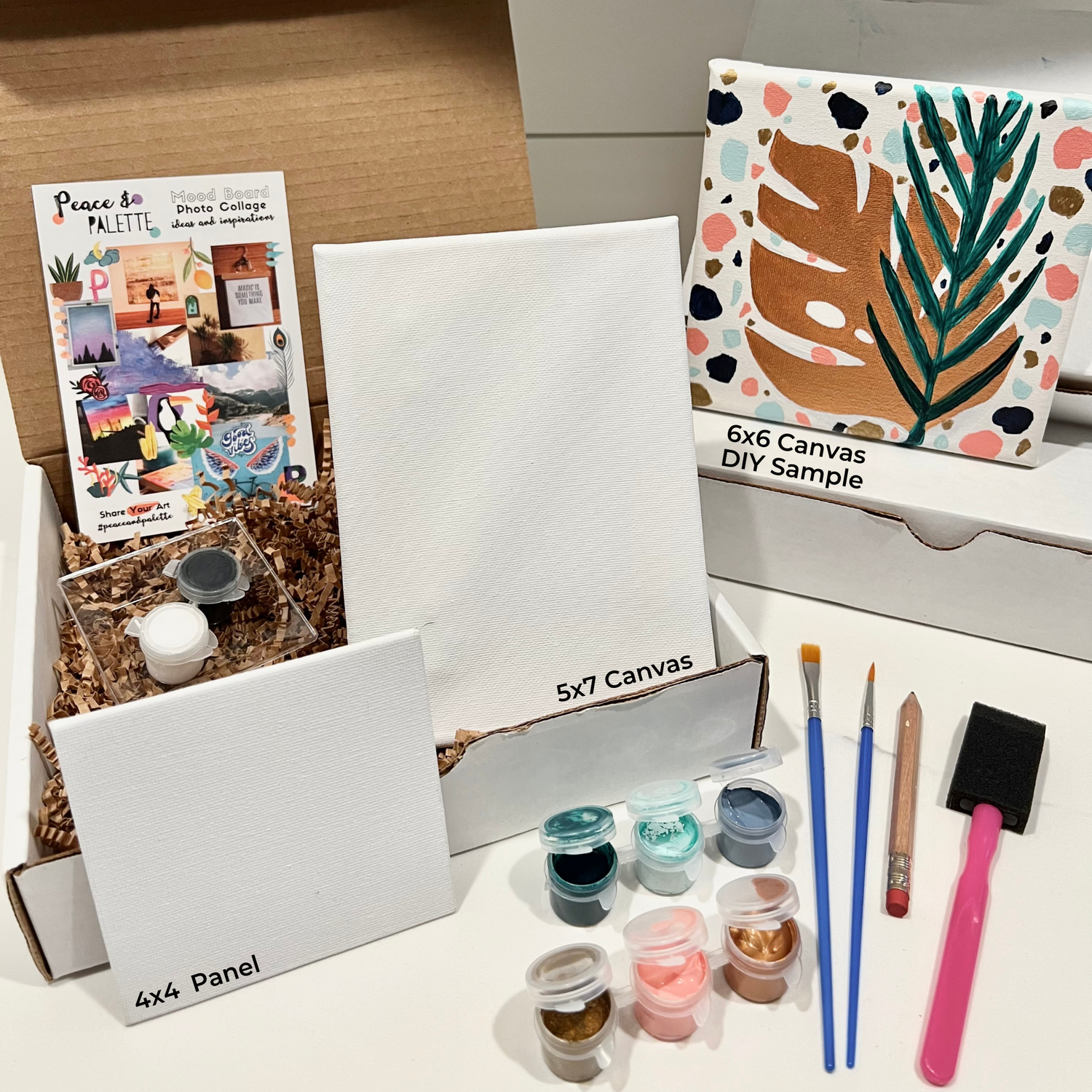 Terrazzo Flecks collection: 6-color DIY Paint Kit