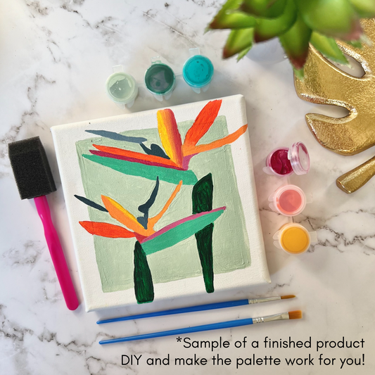 Tropical Splash collection: 6-color DIY Paint Kit